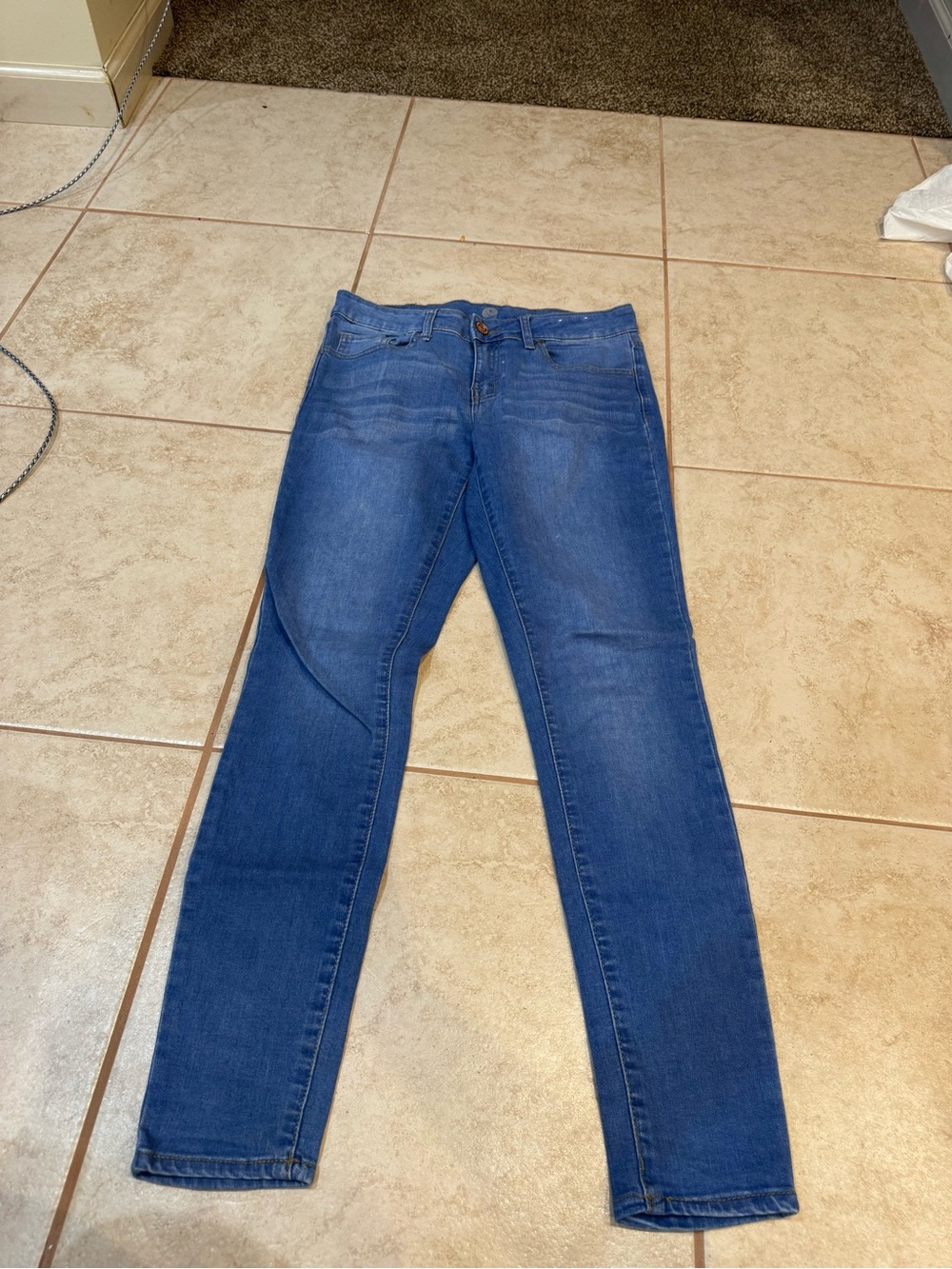 Blue Women's Slim Straight Jeans